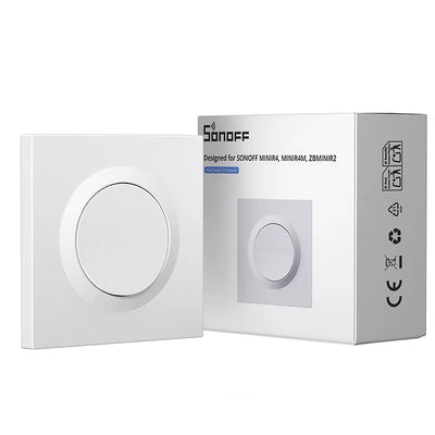 LinkMejor E1GS 1-Gang Wall Switch Enclosure PC Material Ultra-Slim Design Installation Enclosure for Fusion Series MINIR4/MINIR4M/ZBMINIR2