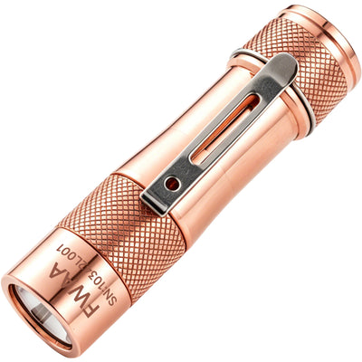 Lumintop FWAA Copper 1600LM EDC Flashlight 14500 Battery Three Light Beads Super Bright Waterproof Outdoor Portable Mini LED Torch