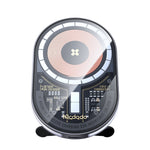 Mcdodo 15W Magnetic Wireless Charger Car Mount PD3.0 QC3.0 Fast Charging Transparent 360° Rotation Breathing Light