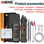 LinkMejor M469C Network Line Finder RJ11 RJ45 Cable Tracer 9V Battery Flashlight Auto Shutdown Low Voltage Alert