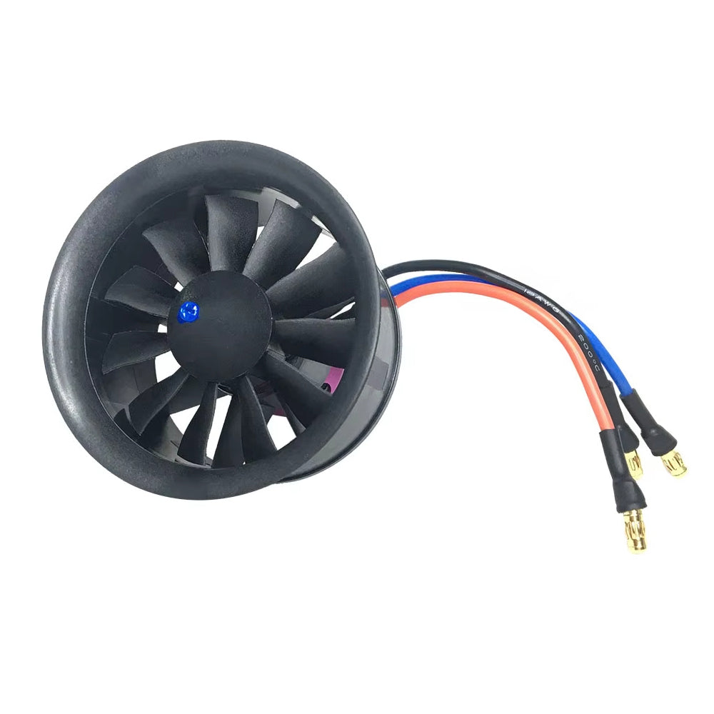Hobbyocean 50mm 11-Blade Electric EDF Ducted Fan Unit With 4S 4300KV 3S 4900KV Brushless Motor 40A ESC for RC Airplane Jet