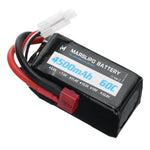 LinkMejor 7.6V 4500mAh 60C 2S Lipo Battery T Plug for RC Car