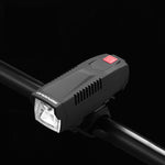 LinkMejor Solar Rechargeable Bike Headlight LED Super Brightness 1800mAh Battery Waterproof 4 Light Modes Warning Flashlight with 120dB Horn for Night Cycling
