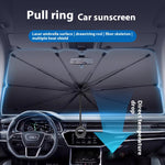 Laser Foldable Car Front Windshield Sunshade Umbrella Sun Protection Heat Insulation Front Window Summer Umbrella