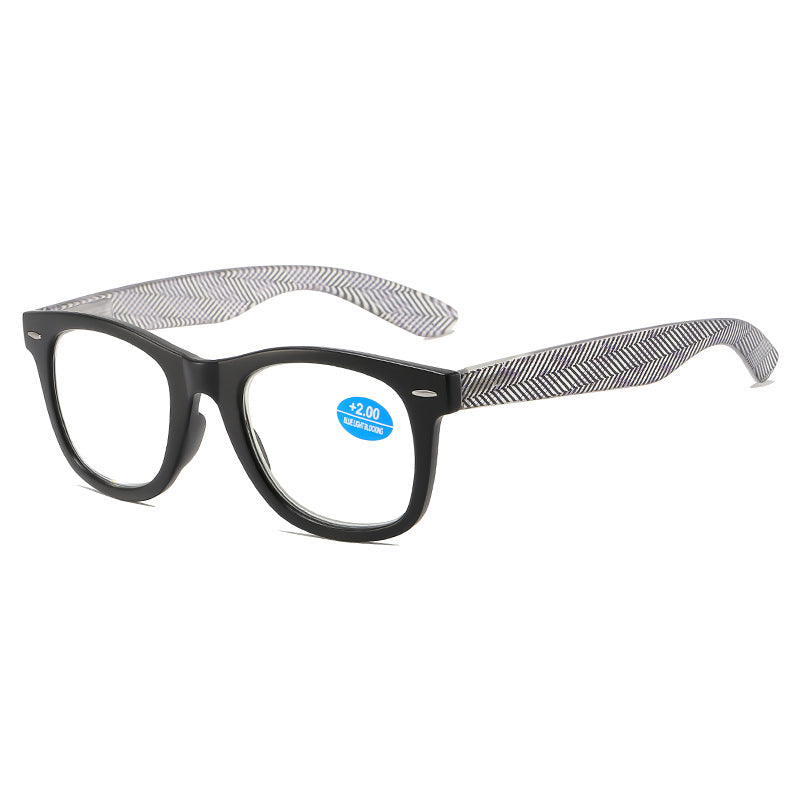 Retro Blue Light Blocking Reading Glasses Lightweight PC Slim Frame Computer Eyewear with UV Protection