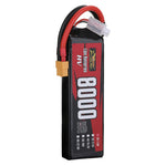 LinkMejor Power 7.4V 8000mAh 60C 2S LiPo Battery XT60 Plug for RC Drone