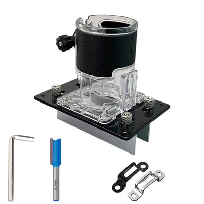 Portable Invisible Connector 2 in 1 Slotter Punch Locator Furniture Trimming Machine Slotting Milling Woodworking Tools