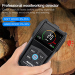 LinkMejor WM700A Moisture Meter Electromagnetic Technology VA Reverse Screen Multi Material Use Softwood Hardwood Drywall Masonry Temperature Humidity Monitoring Accurate Measurement
