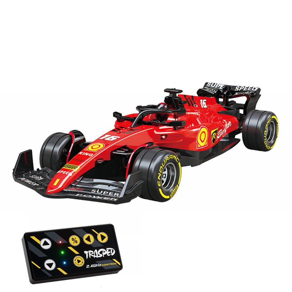LinkMejor HG4-234 RTR 1/64 2.4G Mini RC Car F1 Formula Racing Alloy Shell Three Speed Support App Remote Control LED Light Highly Simulated Classic Desktop Vehicles Models Toys Collection Gift for Children