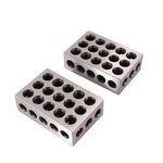 Precision Parallel Gauge Block 1-2-3 Inch 23 hole parallel iron gauge block Accuracy ±0.005mm M10 thread - with socket wrench screw