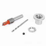 LinkMejor 5PCS 8mm Shank HSS Countersink Woodworking Router Bit set Milling Cutter Screw Extractor Remon Demolition