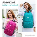 LinkMejor Lightweight Nylon Foldable Backpack Waterproof Outdoor Sport Camping Hiking Travel Folding Bags
