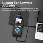 JDiag T100 OBD II Scanner Professional Automotive Diagnostic Tool Supports All OBDII Protocols Fault Code Reader Real-Time Data TFT Color Screen