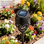 Elfeland 1pcs/4pcs 12LED Solar Flame Torch Light Auto Control High Efficiency Solar Charging Waterproof Flame Light for Outdoor Garden Decoration Lawn Path Yard