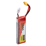 LinkMejor Power 11.1V 2600mAh 100C 3S LiPo Battery XT60 Plug for RC Drone