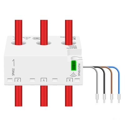 Zemismart Zigbe 3 Phase Electric Energy Meter 63A Smart Power Consumption Monitor Sensor Zigbee2mqtt works with Tuya Home Assistant