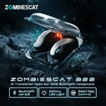 Zombies Cat B22 Earclips Headset Wireless bluetooth 6.0 Earphone 14mm Large Drivers 720° Surround Sound Built-in Warm Lights Smart Ergonomics Design Open-ear Sports Headphones