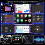 2 in 1 Wireless Carplay Android Auto Adapter Wire to Wireless Converter Plug in Play Smart Box