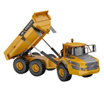 Double Eagle E591 RTR 1/20 2.4G 6WD RC Car for Volvo A40G Hauler Truck 3kg Loading LED Light Sound Full Scale Engineering Vehicle Kids Remote Controlled Articulated Dump Truck Toys for Boys Christmas Gifts