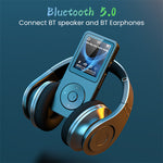 MP3-01F 32GB/64GB Bluetooth 5.0 MP3 Player with 1.8 Inch Screen HiFi Sound 30H Playback FM Radio Voice Recorder E Book Portable Digital Audio Music Player