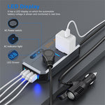 Aemeku 200W Multi-functional Car Inverter DC 12V to AC 220V Converter Auto Power Lighter Adapter USB Type-C PD30W QC3.0 18W Charger