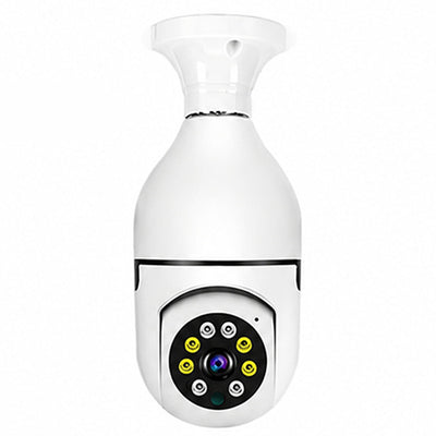 LinkMejor A6 Bulb WiFi Security Camera 1080P PTZ Two Way Audio Motion Auto Tracking Color Night Vision Wireless IP Surveillance Smart Home Indoor Monitor Cameras