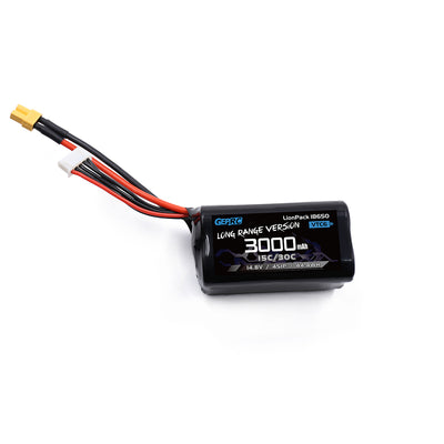 LinkMejor VTC6 18650 4S 14.8V 3000mAh 4S1P XT60 XT30 / 6S 22.2V 3000mAh 6000mAh 6S1P 6S2P XT60 LionPack Battery for Crocodile Baby 4 Crocodile7 Long Range / Eachine  Novice-IV FPV Racing Drone