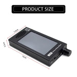 SDR-101 SDR Radio DSP Digital Demodulation Aluminium Alloy Digital Radio CW/AM/SSB/FM/WFM Radio Receiver 4.3inch IPS 800x480 LCD Display