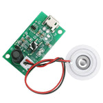LinkMejor Mini Humidifier DIY Kits Mist Maker and Driver Circuit Board Double Spray Head Heavy Fog Experimental Equipment Fogger Atomization Film Atomizer Sheet Mini Oscillating