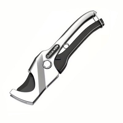 35/42/51/75mm High-Leverage Ratchet Action Multi-Purpose Pipe Cutter Carbon Steel Blade PVC Rubber Tubing Cutter Tool