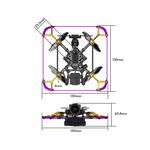 LinkMejor Flytimes 85 HD O4 / O4 Pro 2S Micro RC FPV Racing Drone BNF with GOKU F405 FC HD Digital System
