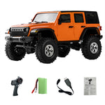 LinkMejor C8801 RTR 1/18 2.4G 4WD RC Car Rock Crawler Off-Road Climbing Truck Full Proportional LED Light Vehicles Models Toys