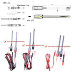 Universal Multimeter Piercing Probe with 4mm Banana Plug Non-Destructive for Auto Repair Testing Precise Readings Available in 2mm or 4mm Socket Sizes