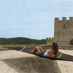 Xmund Portable Triangle Hammock with Storage Bag Outdoor Hanging Bed Anti-Rollover Camping Triangle Bed Double Park Camping Equipment