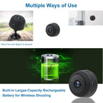 A9 Wireless 1080P HD WiFi Camera Rechargeable Battery Magnetic Mount Remote Viewing Multi-User Support High-Resolution Home Security