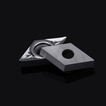 LinkMejor 10pcs DCGT070204-AK H01 Aluminum Cutter Blade Carbide Insert Cutting Tool For CNC Turning Tools