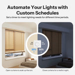 LinkMejor MINI-ZBRBS-E Zigbe Smart Roller Shutter Wall Switch Fusion Series Orb-ZBRBS Precise Percentage Adjustment Schedule Function Voice Control with Alexa Google Home