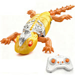 Remote Control Wall Climbing Spider / Green Lizard / Yellow Lizard Model 360° Rotation LED Lights Vacuum Suction Ground Crawling Toy