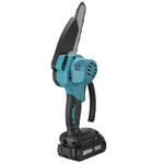 88VF 4000RPM 6'' Cordless Electric Chainsaw Wood Cutter Saw W/ None/1/2 Battery For Makita 18V Battery