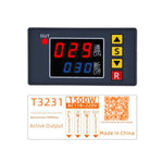 T3231 110V-220V 12V/24V Digital Time Delay Relay LED Cycle Timer Control Switch Adjustable Timing Relay Time Delay Switch