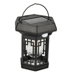 Elfeland Solar Outdoor Wall Light with Motion Sensor, Intelligent Light Control, Waterproof Hanging Garden Lamp for House, Patio & Pathway Decoration