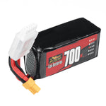 LinkMejor 4S 14.8V 700mAh 75C 10.36Wh LiPo Battery XT30 Plug for RC Drone FPV Racing