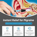 LinkMejor Ear Pressure Massage Tool Migraine&Headache Fast Comfort Multi-Layer Ear Tip Portable Ear Pressure Relief Device for Home Office Travel