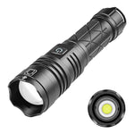 LinkMejor XHP70 1500LM 300m Ultrabright Strong Flashlight Powerful LED Torch Type-C Rechargeable Telescopic Zoom