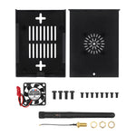 Orange Pi 5 Pro Metal Case Aluminum Alloy Protective Shell Enclosure with Cooling Fan