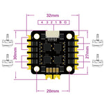 20x20mm HAKRC 25A BLheli_S BB2 2-4S 4In1 Brushless ESC Support DShot600 for RC FPV Racing Drone