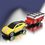LinkMejor Q231 Q232 RTR 1/64 2.4G RWD Mini Drift RC Car Alloy Body Shell LED Light Support App Remote Control Optional Trailer Three Speed On-Road Racing Vehicles Models Boys Gifts Toys