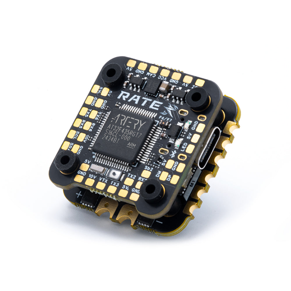 LinkMejor F4V4 F435 V4 40A Mini Stack F435 Flight Controller ICM42688 & 3-6S 32bit ESC for RC FPV Racing Drones