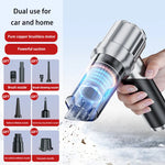 LinkMejor Brushless 100W Cordless Handheld Vacuum Cleaner Folding Portable Suction & Air Blow Dual-Purpose Small Mini Car Auto Home Wireless