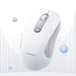 LinkMejor F02 bluetooth 5.3 Ergonomic Wireless Mouse 1600 DPI 70g Lightweight Portable Mute Mice for Laptop Macbook Computer